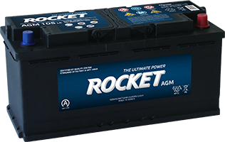 RROCKET蓄电池12V 105A···